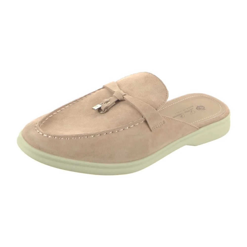 NEW Loro Piana Suede Mule Loafer Summer Walk